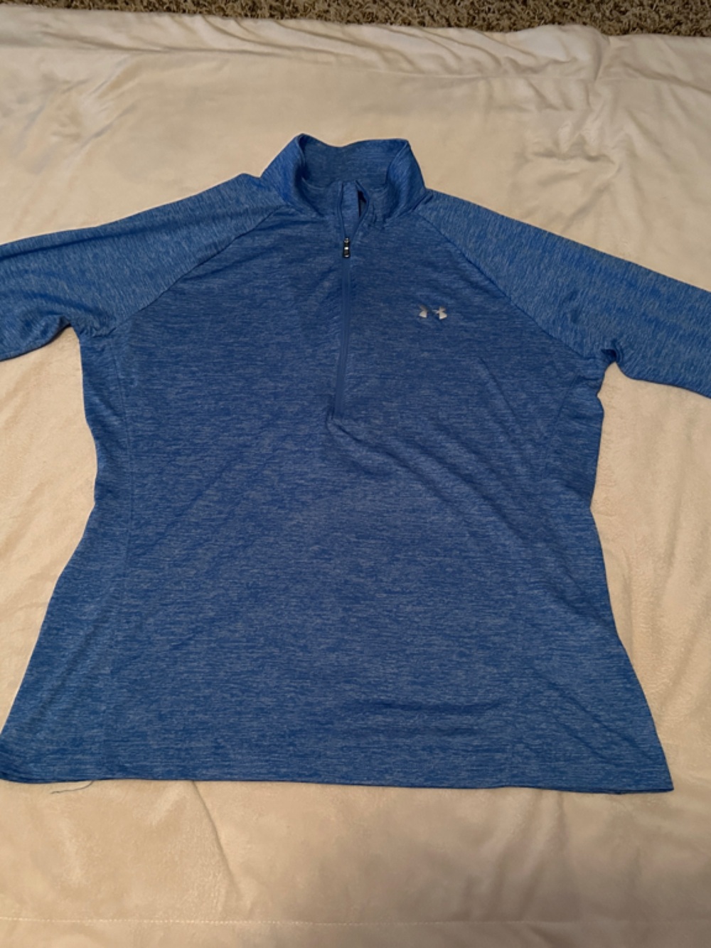 Under Armour Women's Blue Half-Zip Performance Pullover